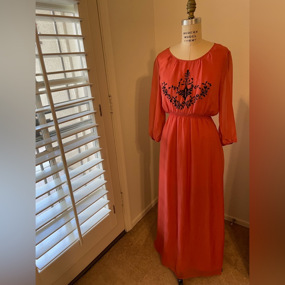 Beautiful coral dress
